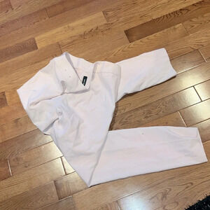 Nine West nude pink ankle cropped dress  pants Sz 2